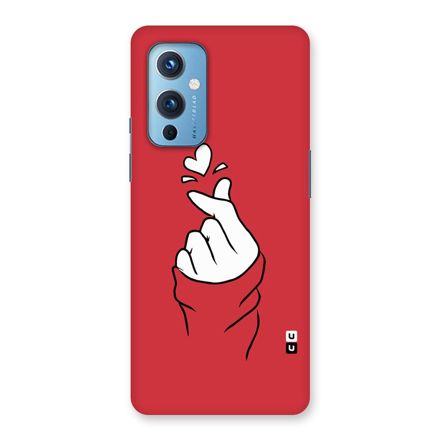 Korean Love Sign Back Case for OnePlus 9