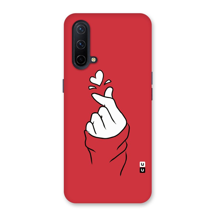 Korean Love Sign Back Case for OnePlus Nord CE 5G