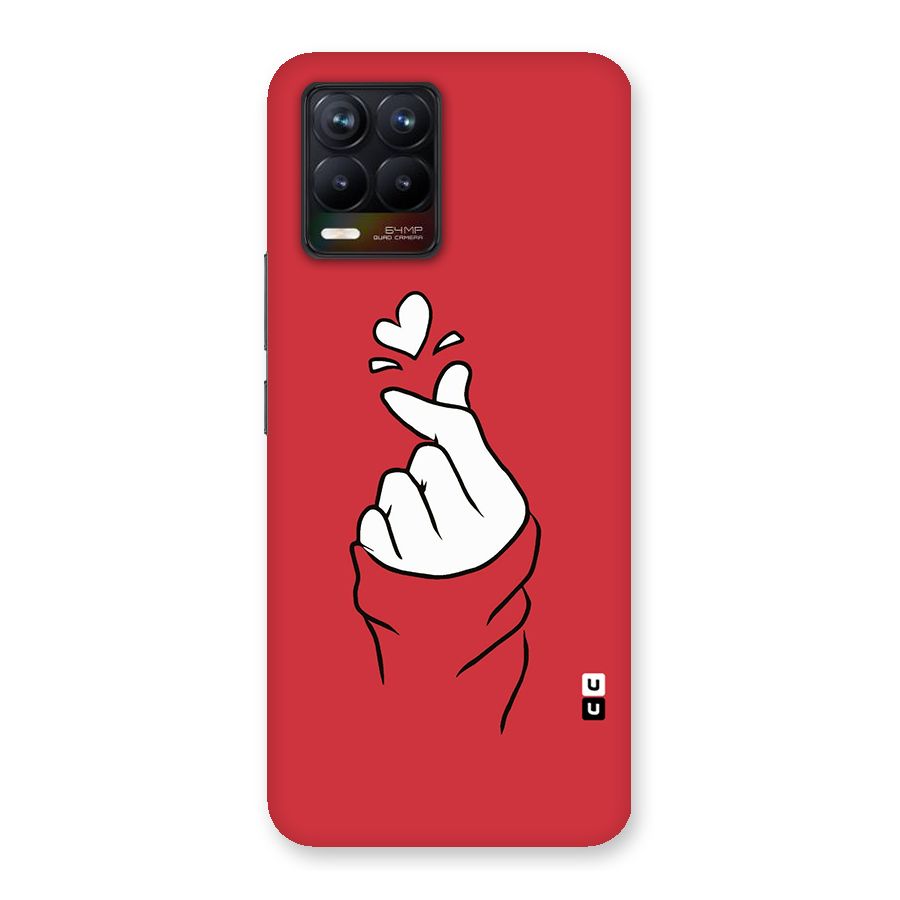 Korean Love Sign Back Case for Realme 8