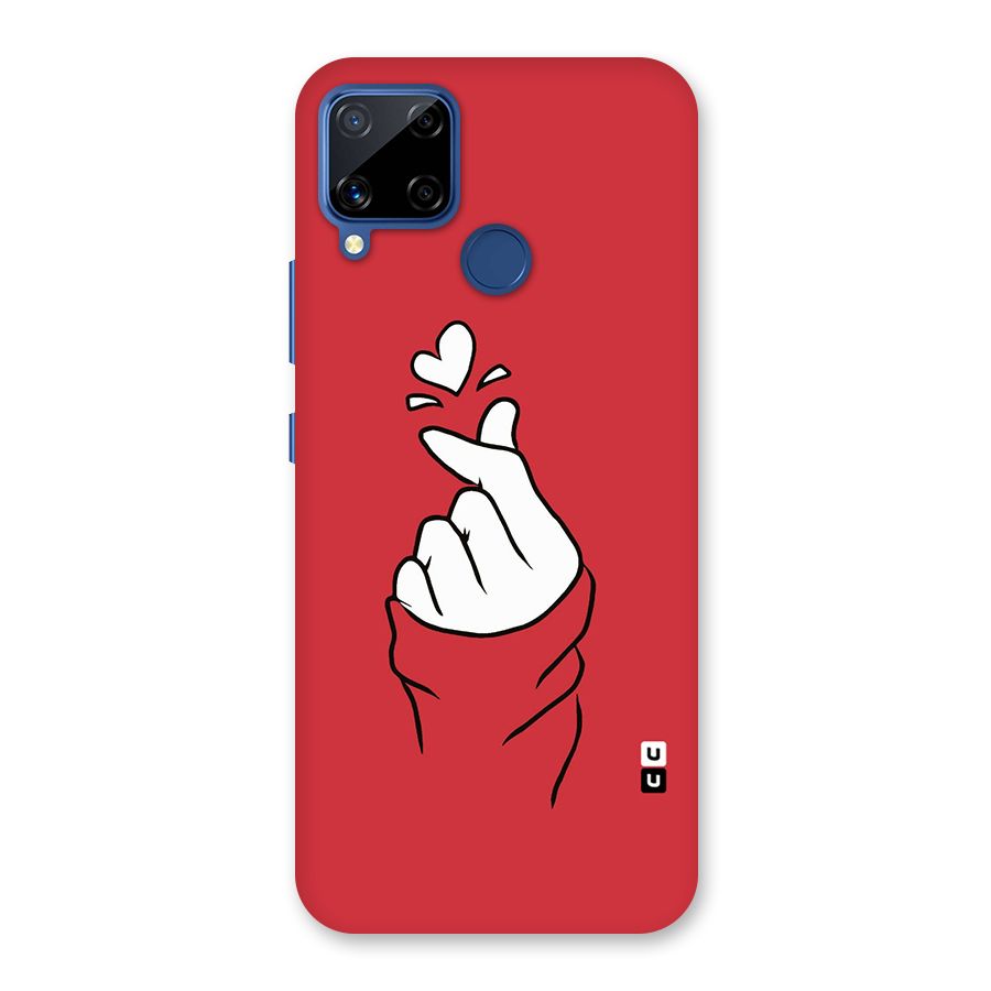 Korean Love Sign Back Case for Realme Narzo 30A