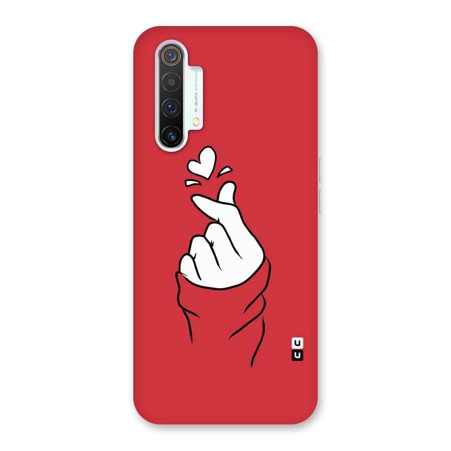 Korean Love Sign Back Case for Realme X3 SuperZoom