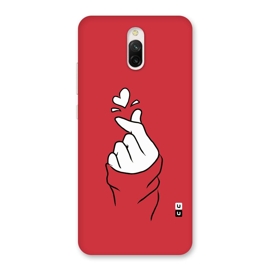Korean Love Sign Back Case for Redmi 8A Dual