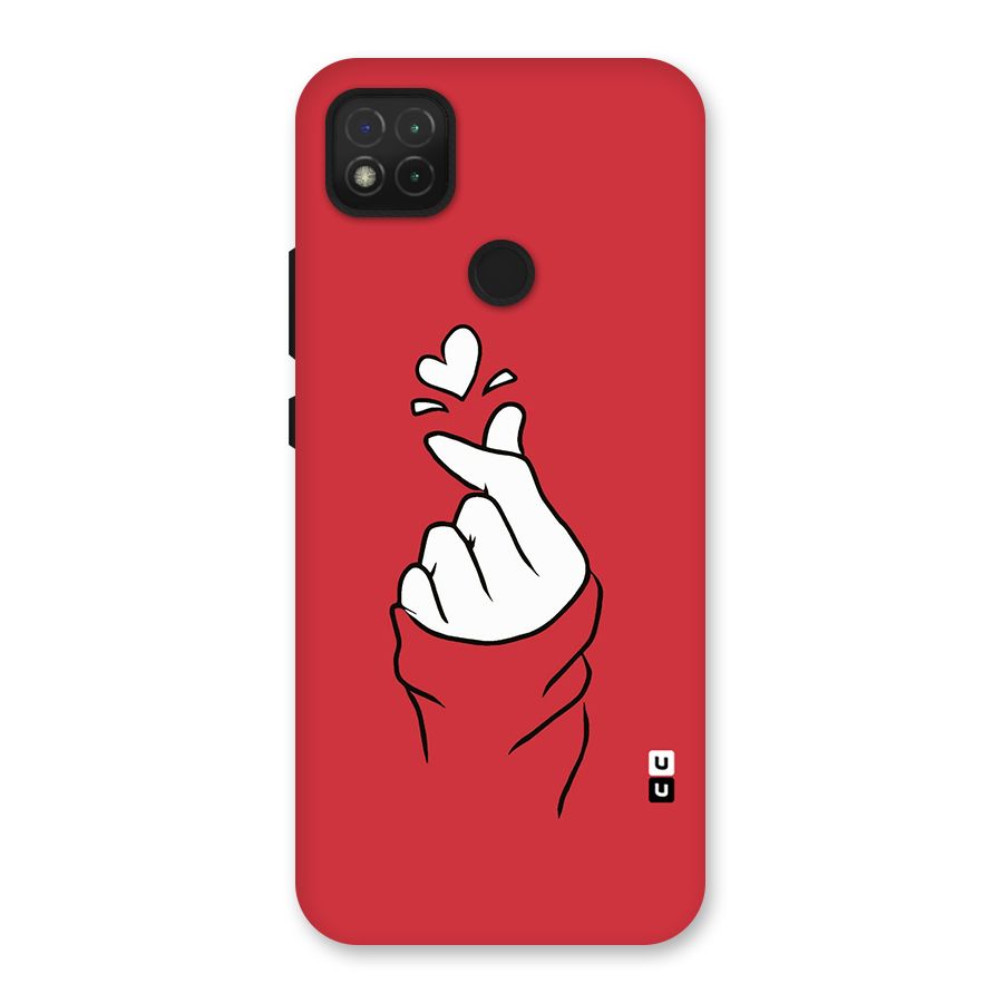 Korean Love Sign Back Case for Redmi 9