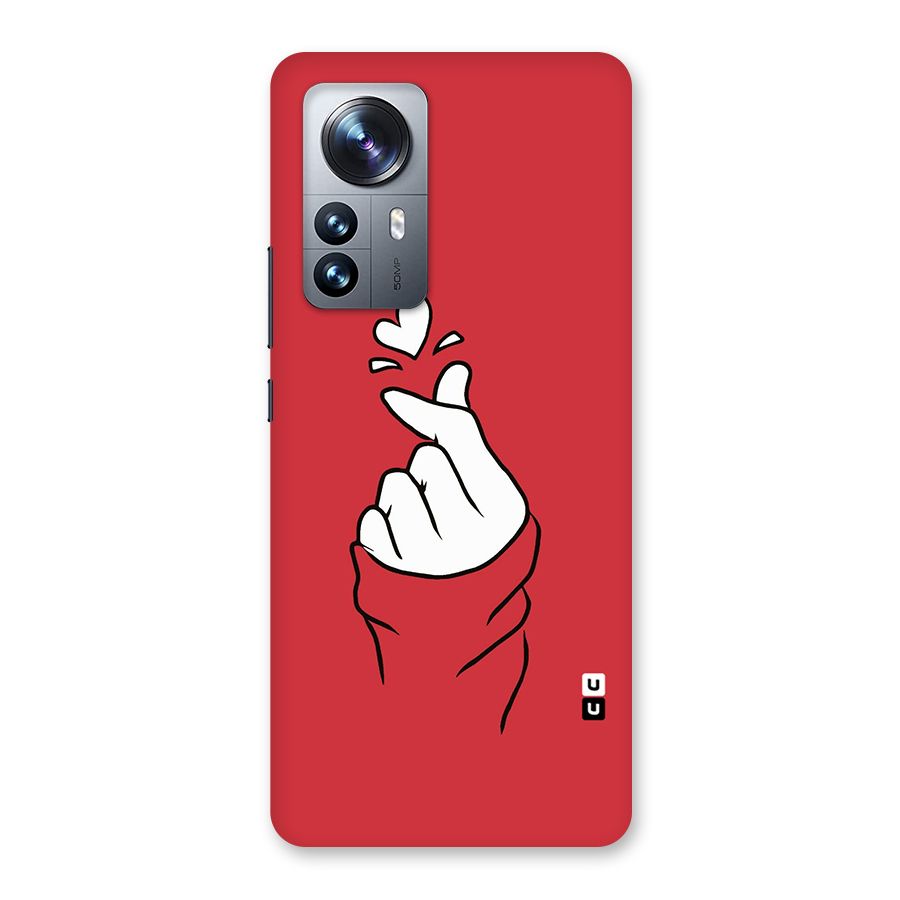 Korean Love Sign Back Case for Xiaomi 12 Pro