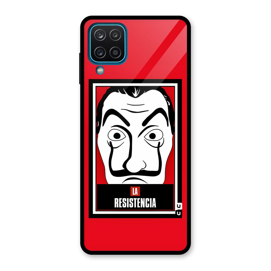 La Resistencia Minimalist Glass Back Case for Galaxy A12