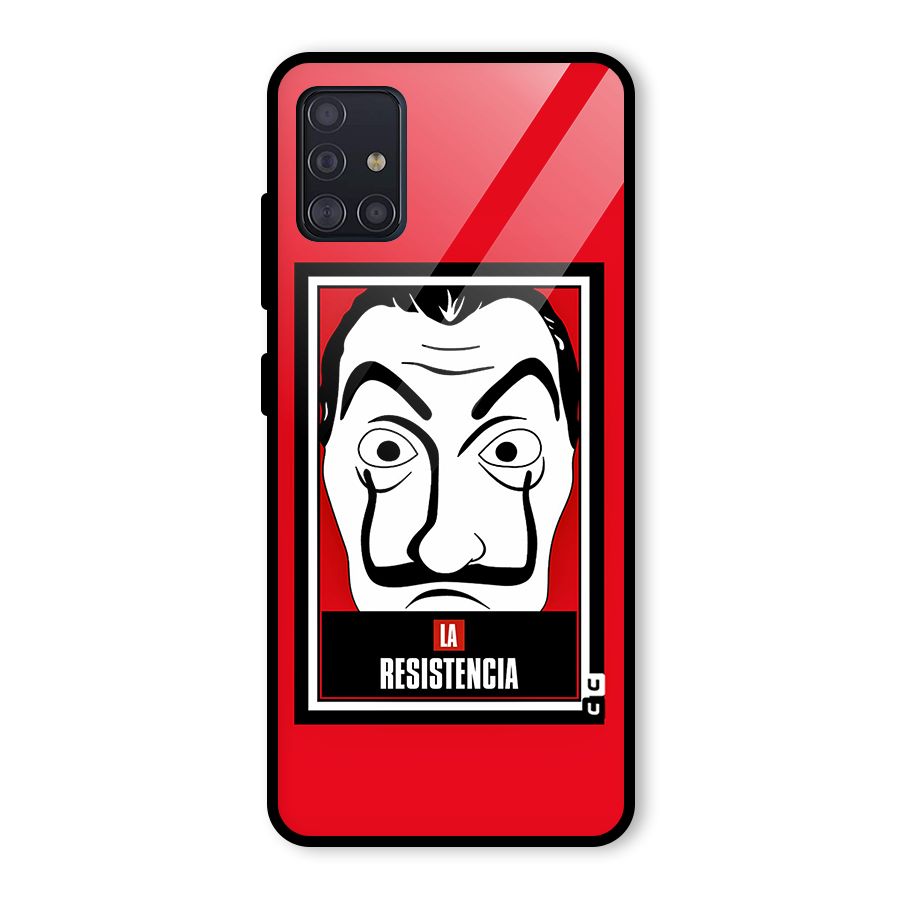 La Resistencia Minimalist Glass Back Case for Galaxy A51