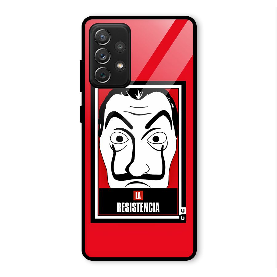 La Resistencia Minimalist Glass Back Case for Galaxy A72