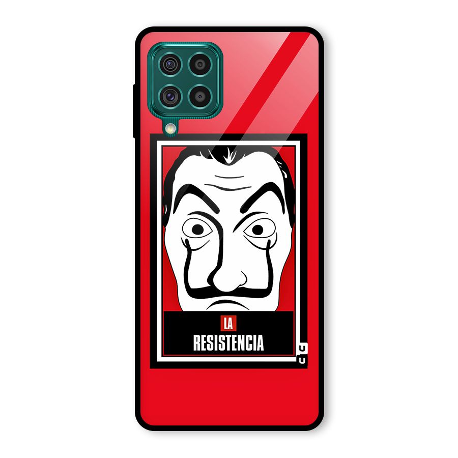 La Resistencia Minimalist Glass Back Case for Galaxy F62
