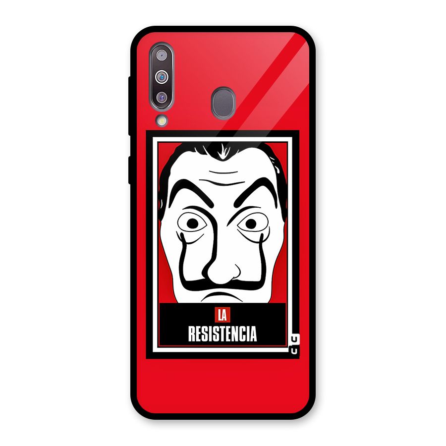 La Resistencia Minimalist Glass Back Case for Galaxy M30