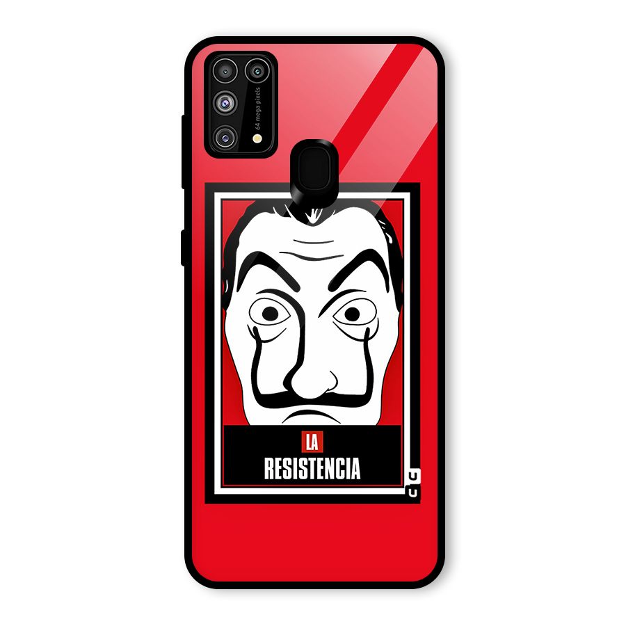 La Resistencia Minimalist Glass Back Case for Galaxy M31