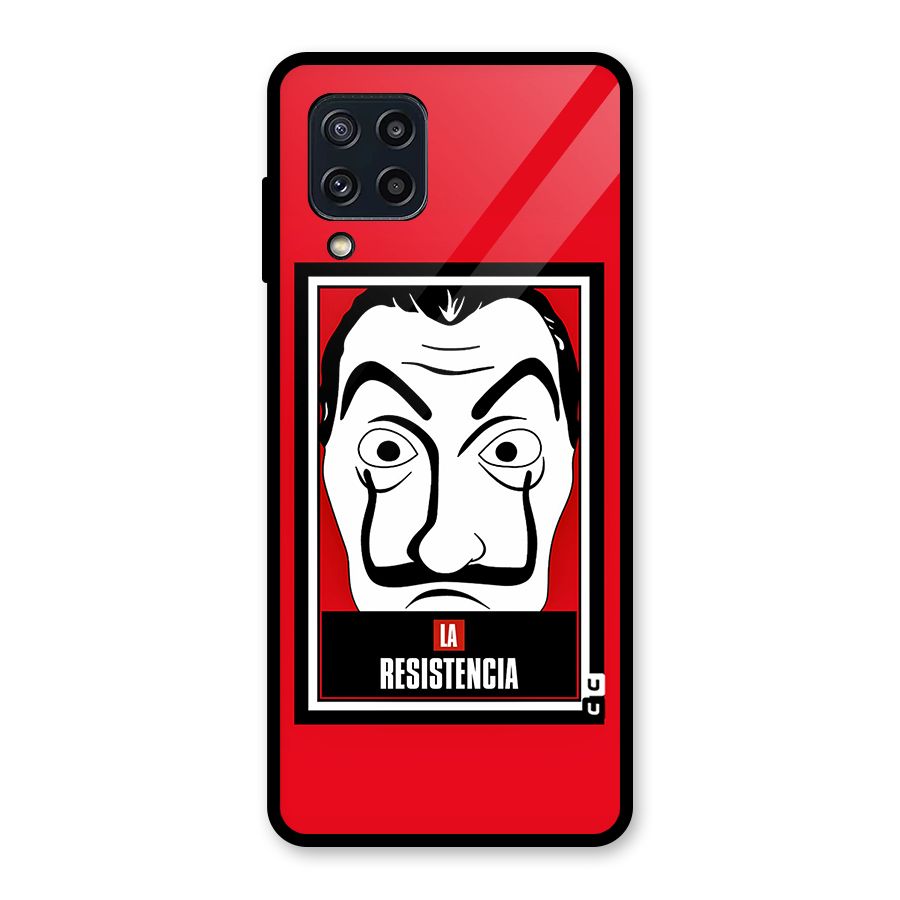 La Resistencia Minimalist Glass Back Case for Galaxy M32