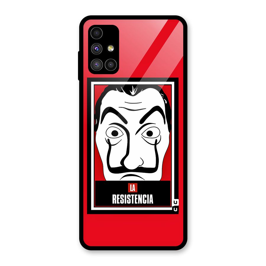 La Resistencia Minimalist Glass Back Case for Galaxy M51