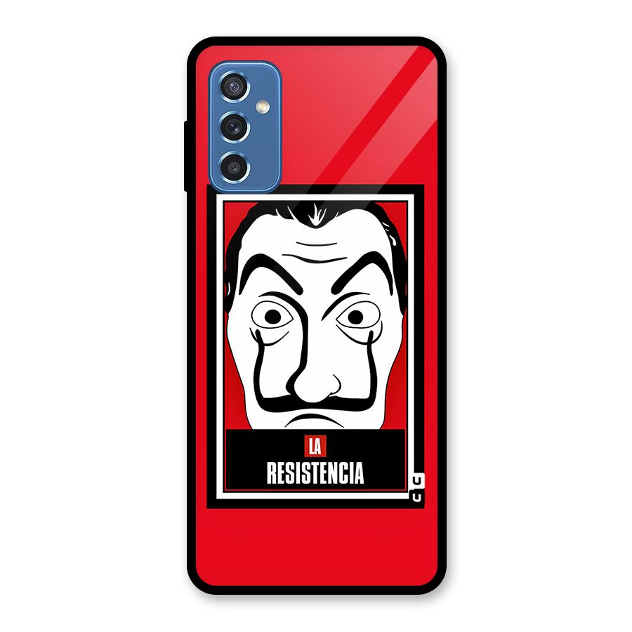 La Resistencia Minimalist Glass Back Case for Galaxy M52 5G