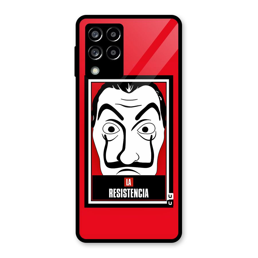 La Resistencia Minimalist Glass Back Case for Galaxy M53 5G