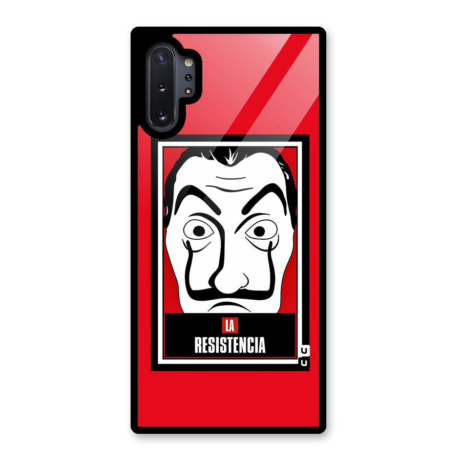 La Resistencia Minimalist Glass Back Case for Galaxy Note 10 Plus