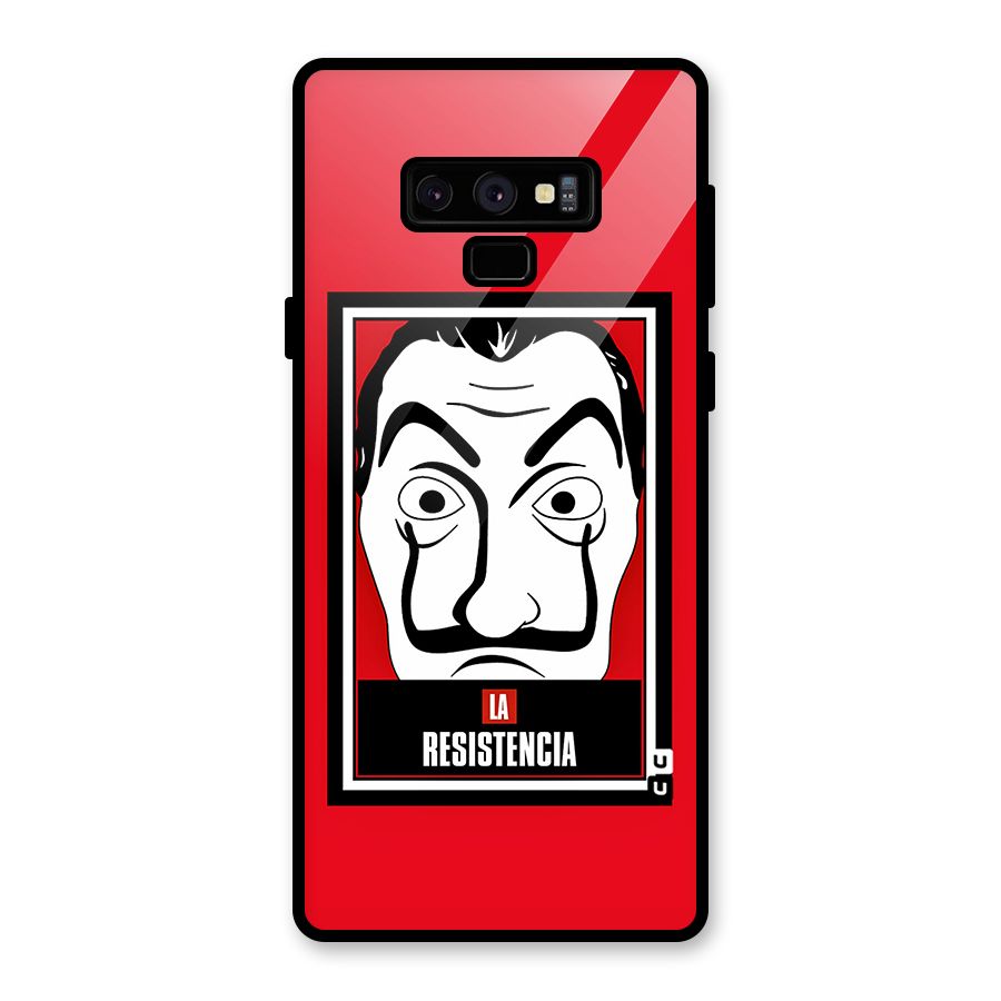 La Resistencia Minimalist Glass Back Case for Galaxy Note 9
