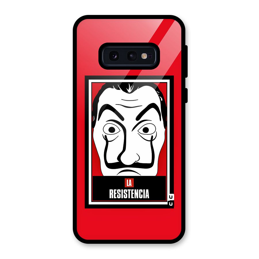 La Resistencia Minimalist Glass Back Case for Galaxy S10e