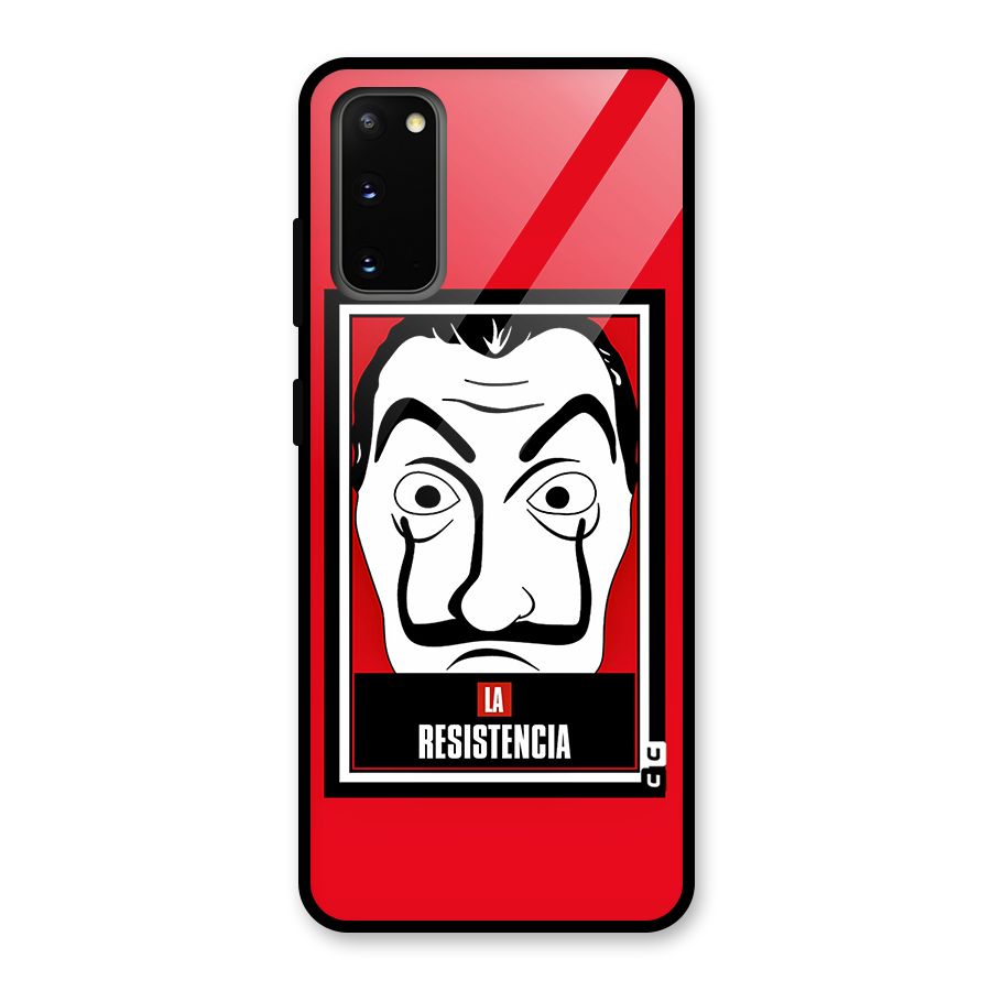 La Resistencia Minimalist Glass Back Case for Galaxy S20