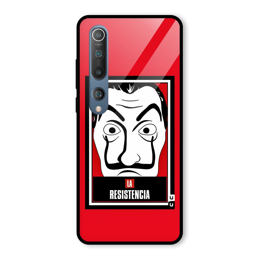 La Resistencia Minimalist Glass Back Case for Mi 10