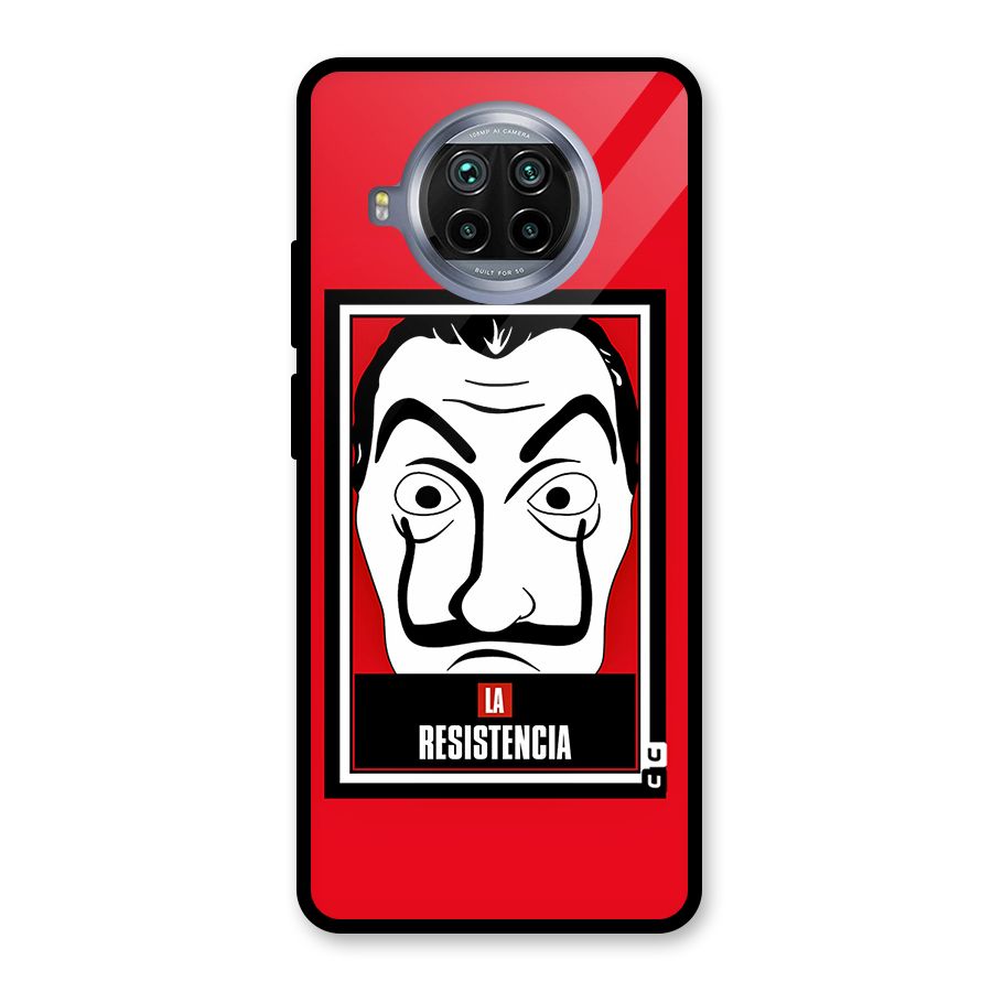 La Resistencia Minimalist Glass Back Case for Mi 10i