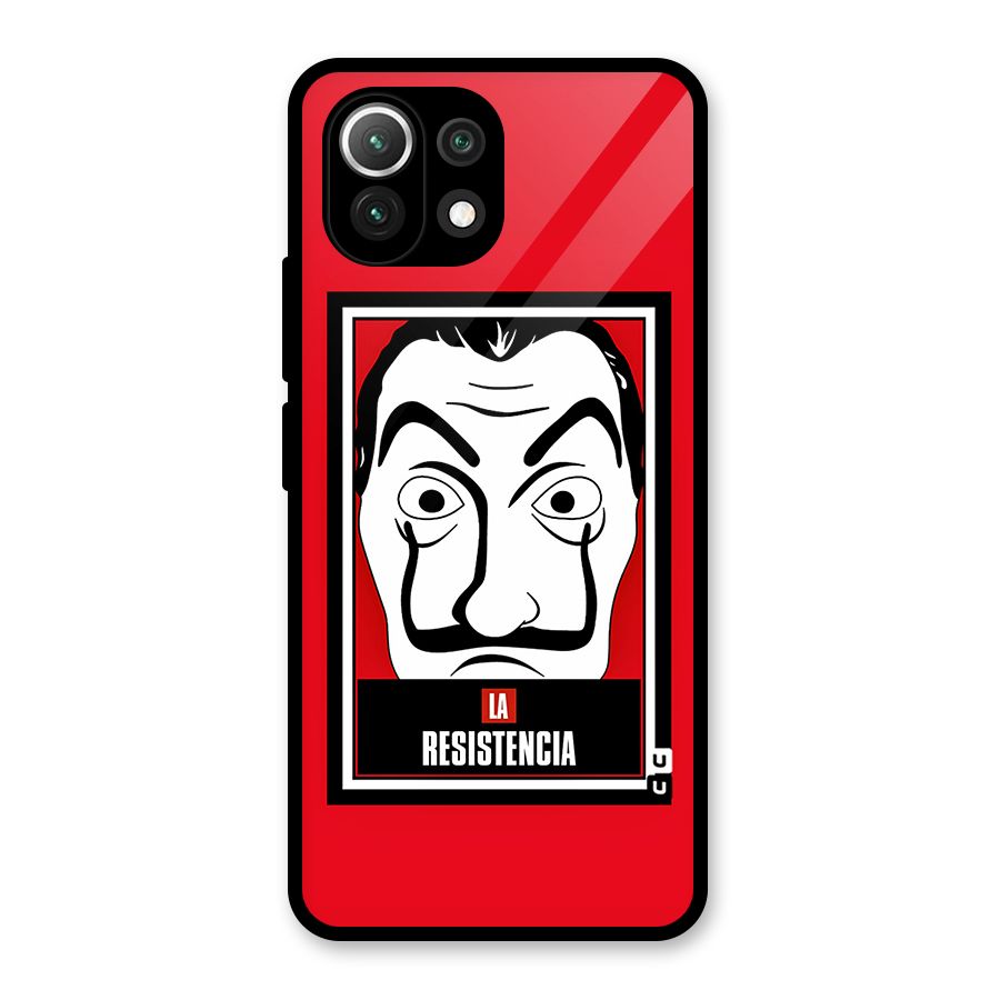 La Resistencia Minimalist Glass Back Case for Mi 11 Lite NE 5G