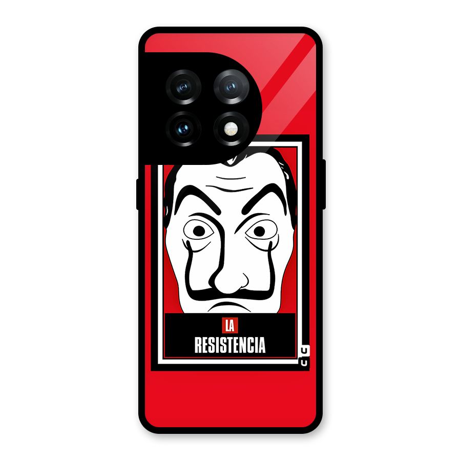 La Resistencia Minimalist Glass Back Case for OnePlus 11