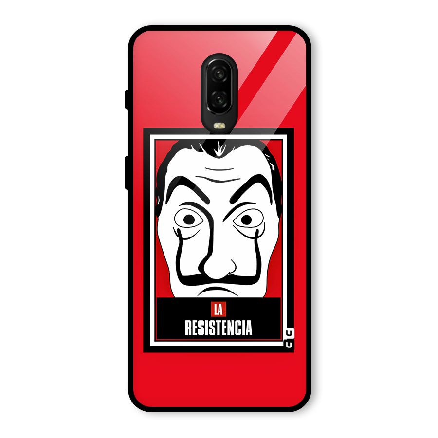La Resistencia Minimalist Glass Back Case for OnePlus 6T
