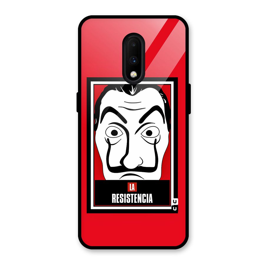 La Resistencia Minimalist Glass Back Case for OnePlus 7