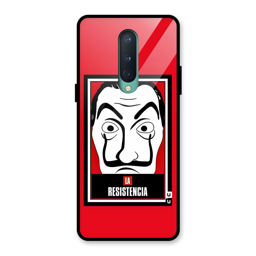 La Resistencia Minimalist Glass Back Case for OnePlus 8