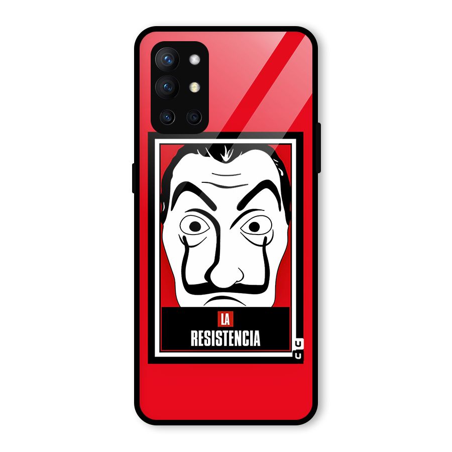 La Resistencia Minimalist Glass Back Case for OnePlus 9R