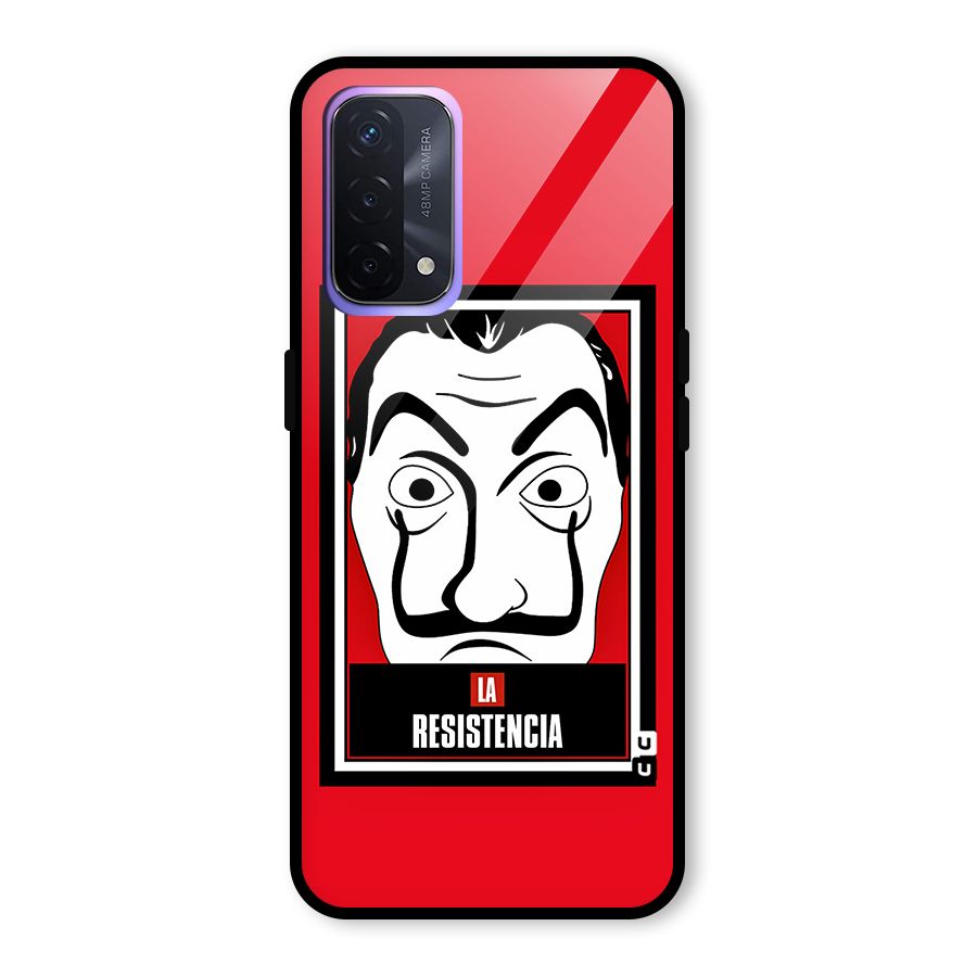 La Resistencia Minimalist Glass Back Case for Oppo A74 5G