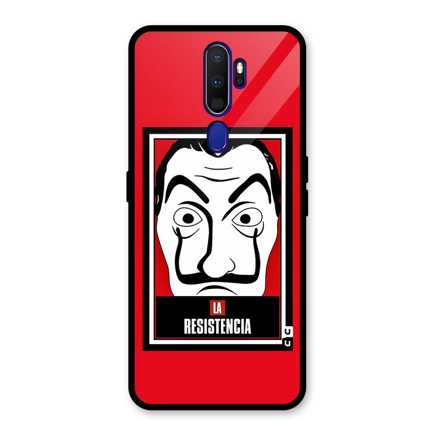 La Resistencia Minimalist Glass Back Case for Oppo A9 (2020)