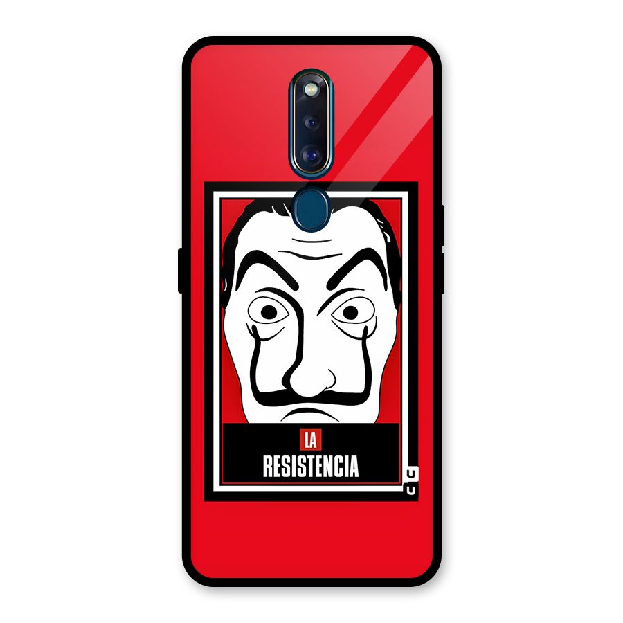 La Resistencia Minimalist Glass Back Case for Oppo F11 Pro