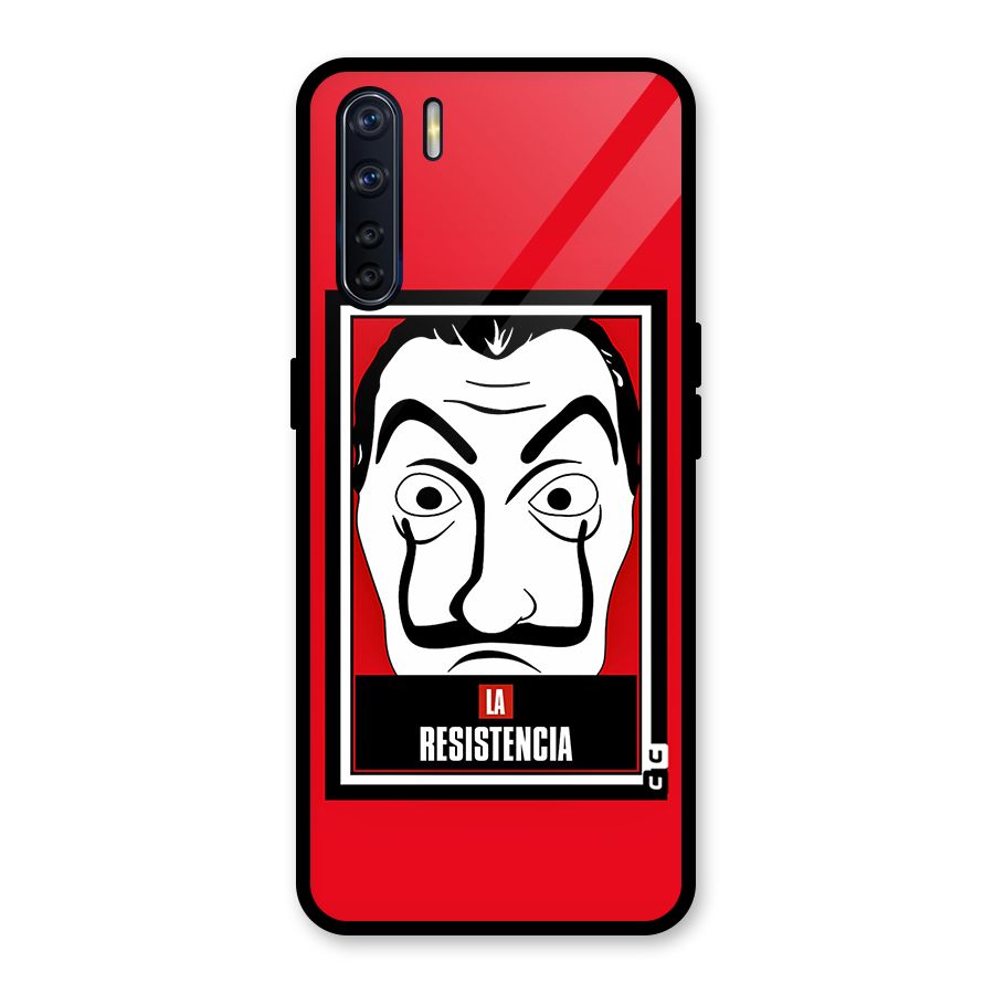 La Resistencia Minimalist Glass Back Case for Oppo F15