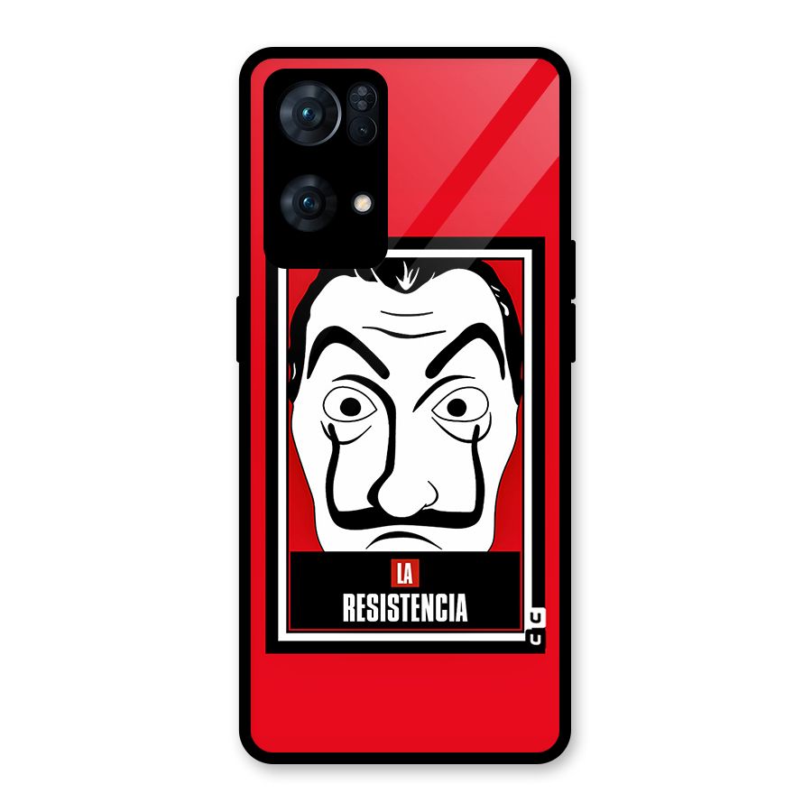 La Resistencia Minimalist Glass Back Case for Oppo Reno7 Pro 5G