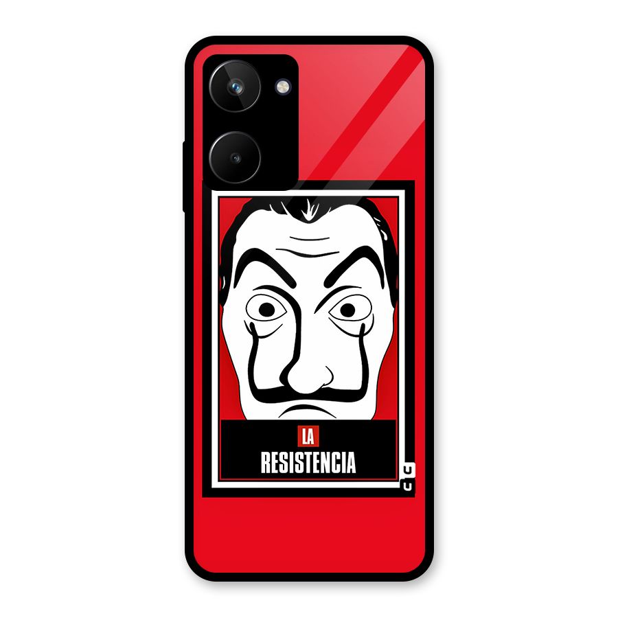 La Resistencia Minimalist Glass Back Case for Realme 10
