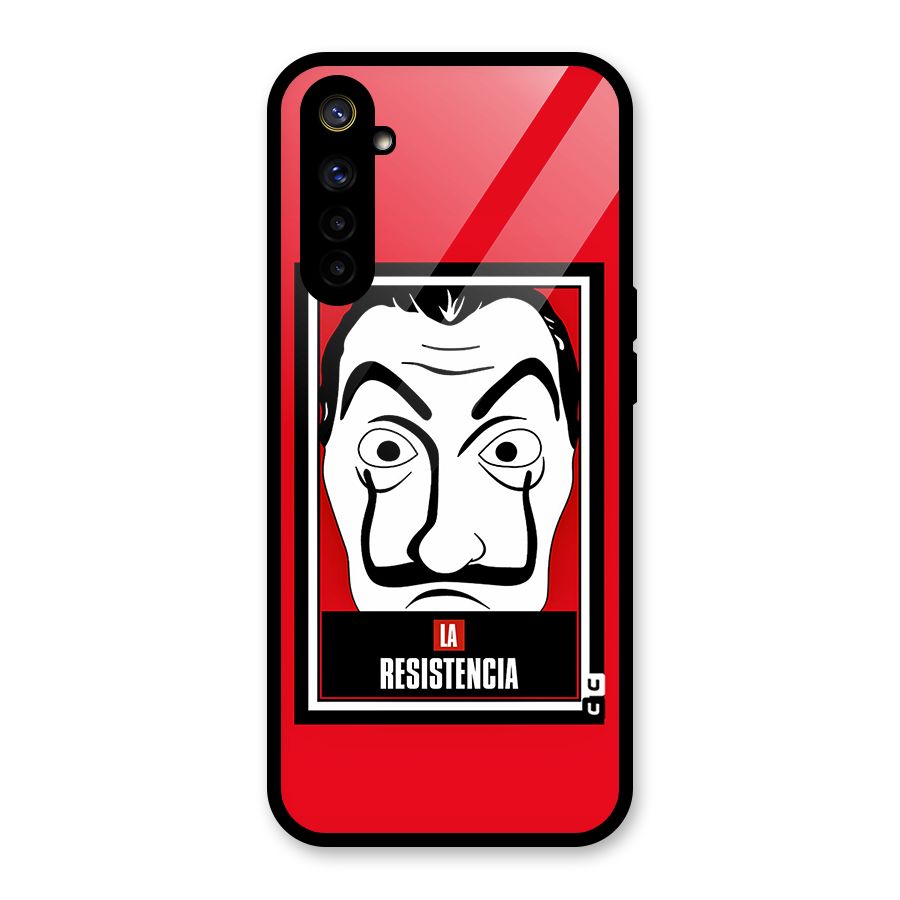La Resistencia Minimalist Glass Back Case for Realme 6