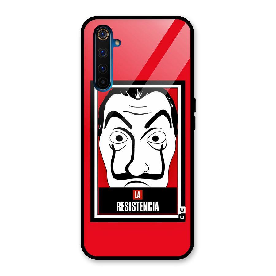 La Resistencia Minimalist Glass Back Case for Realme 6 Pro