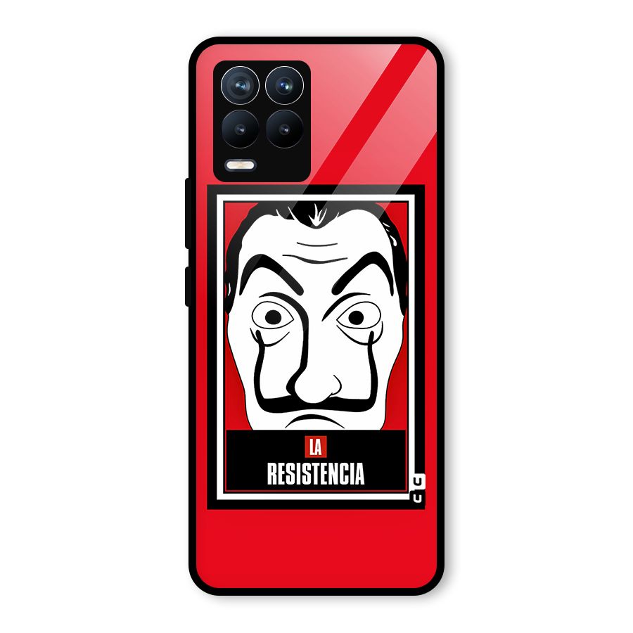 La Resistencia Minimalist Glass Back Case for Realme 8