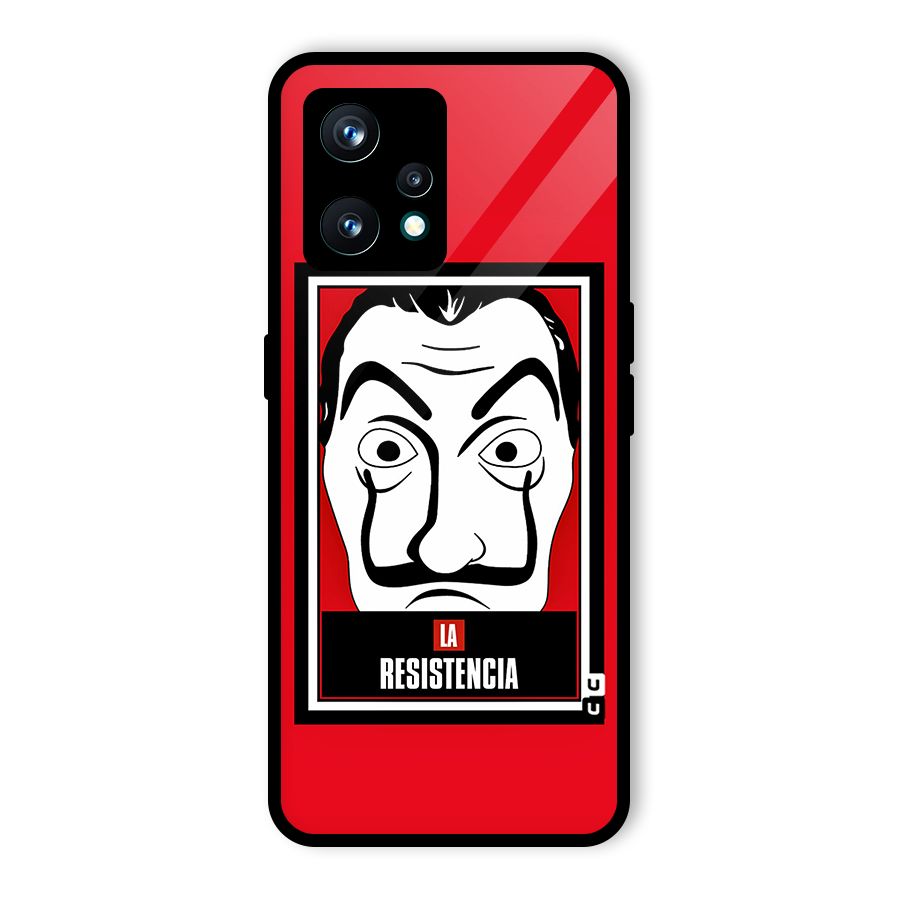 La Resistencia Minimalist Glass Back Case for Realme 9 Pro Plus 5G