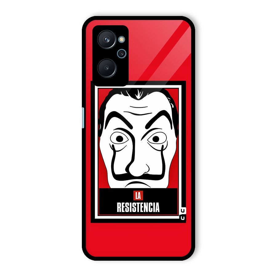 La Resistencia Minimalist Glass Back Case for Realme 9i