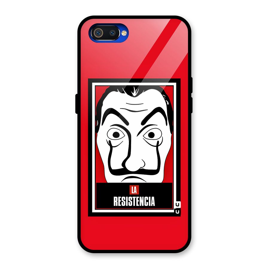 La Resistencia Minimalist Glass Back Case for Realme C2