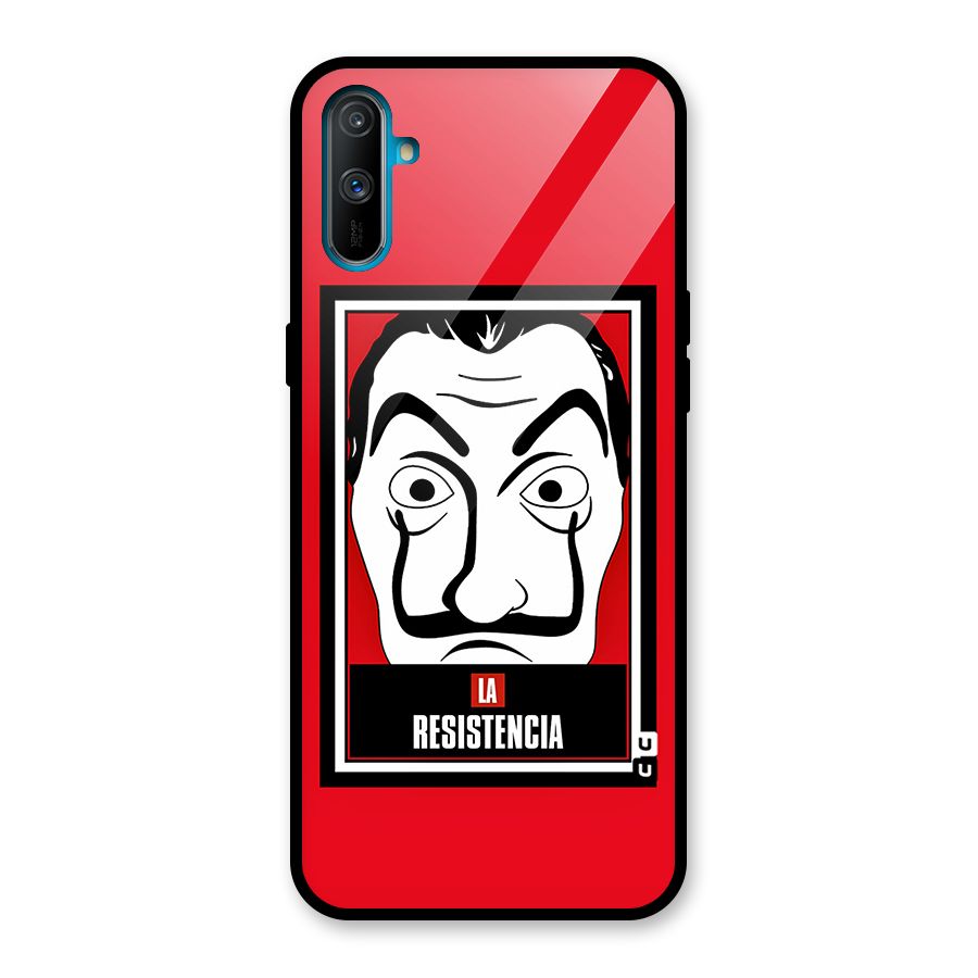 La Resistencia Minimalist Glass Back Case for Realme C3