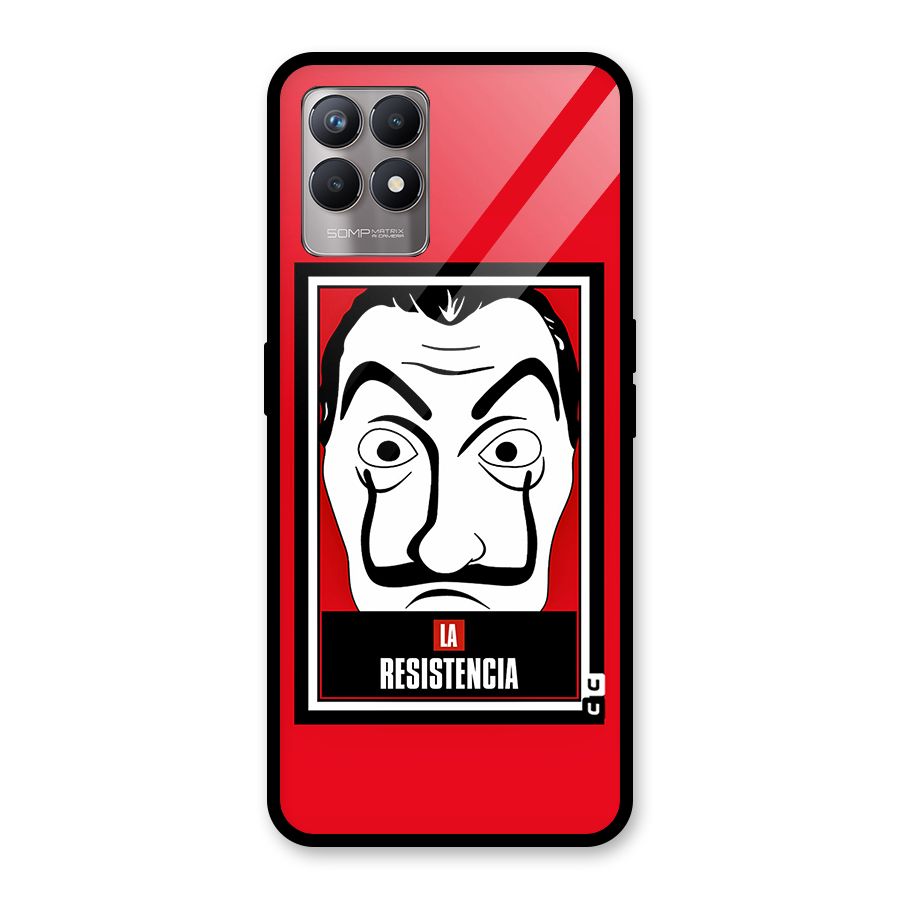 La Resistencia Minimalist Glass Back Case for Realme Narzo 50