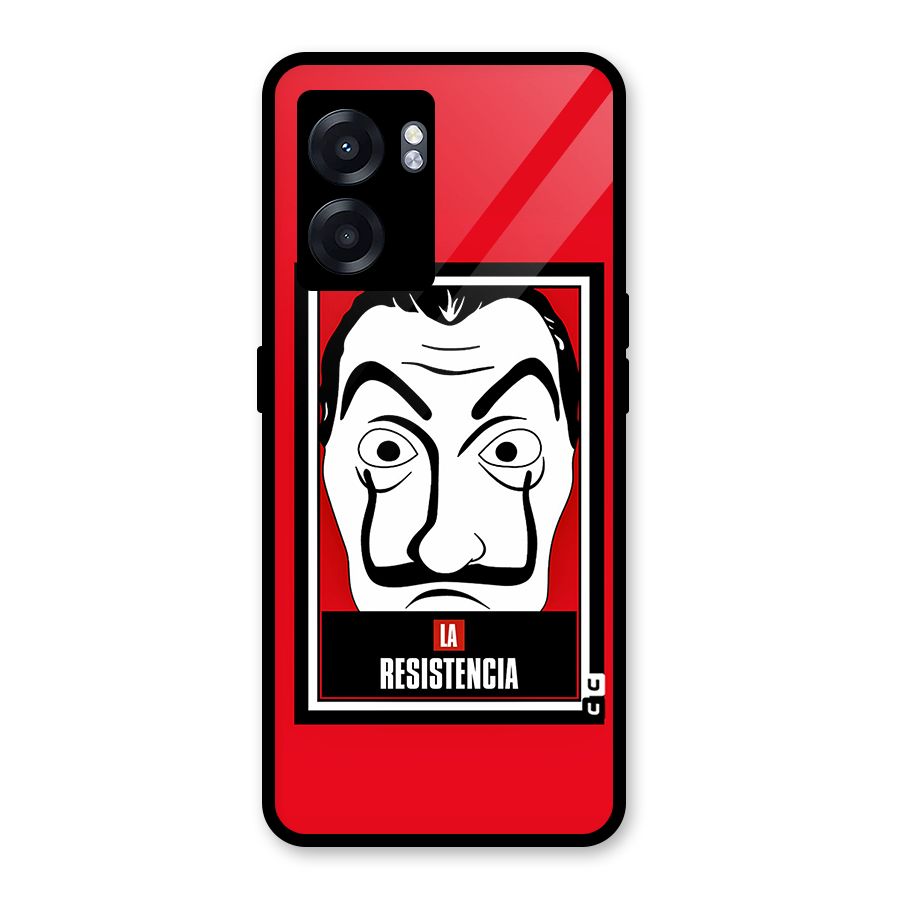 La Resistencia Minimalist Glass Back Case for Realme Narzo 50 5G