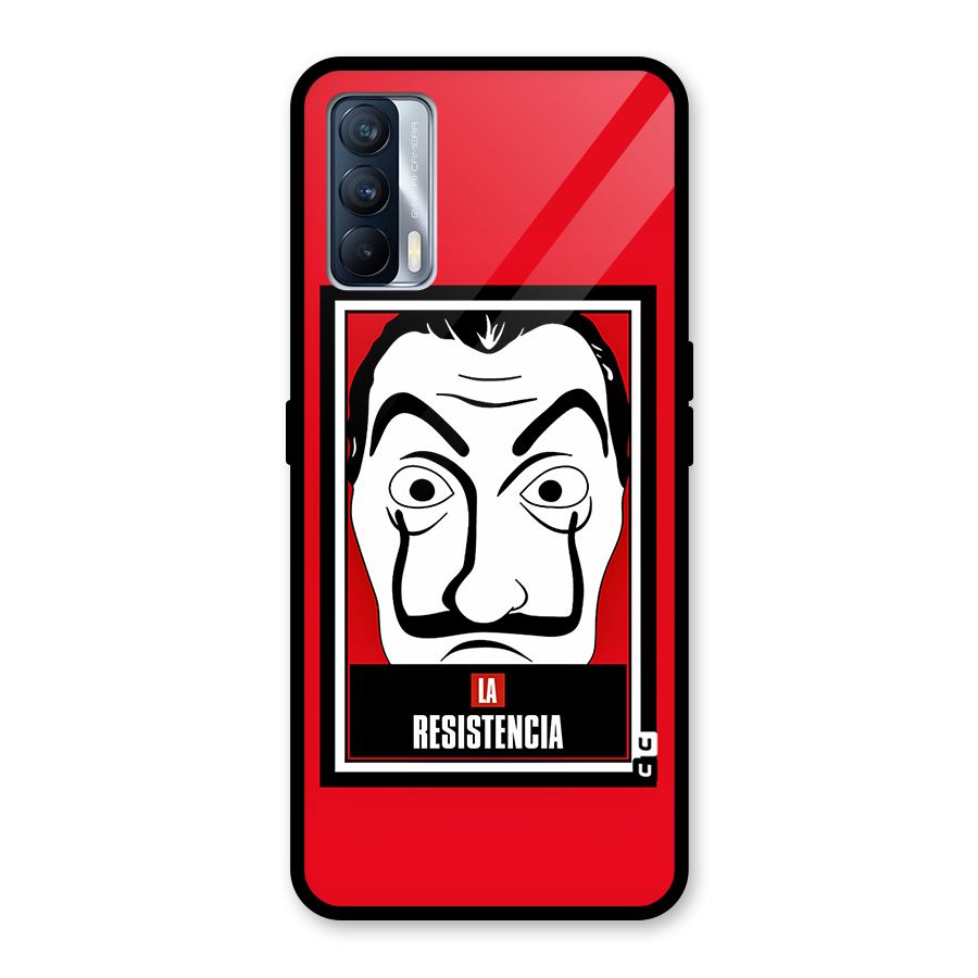 La Resistencia Minimalist Glass Back Case for Realme X7