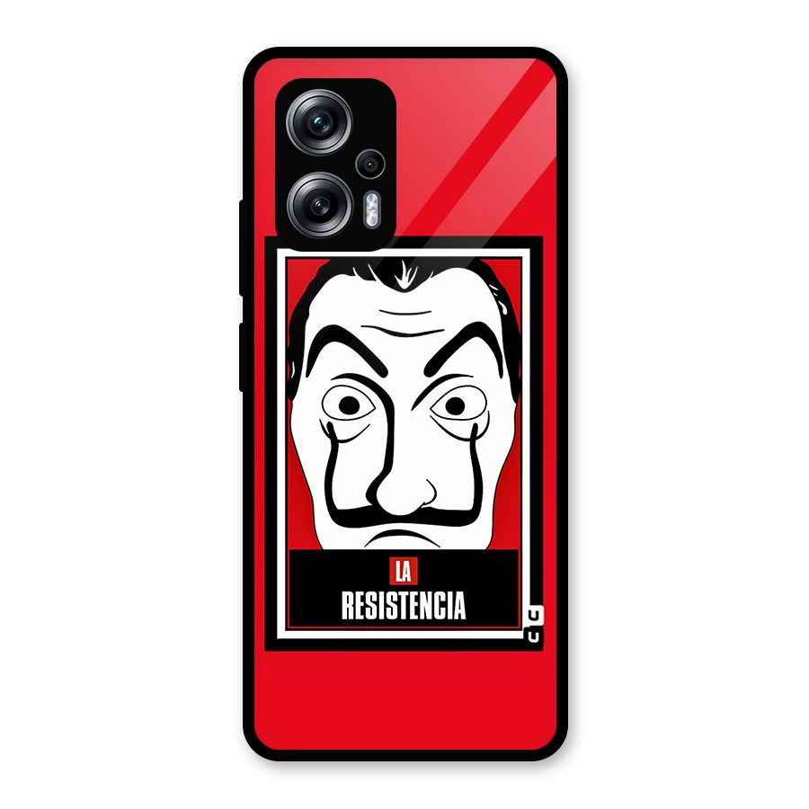 La Resistencia Minimalist Glass Back Case for Redmi K50i