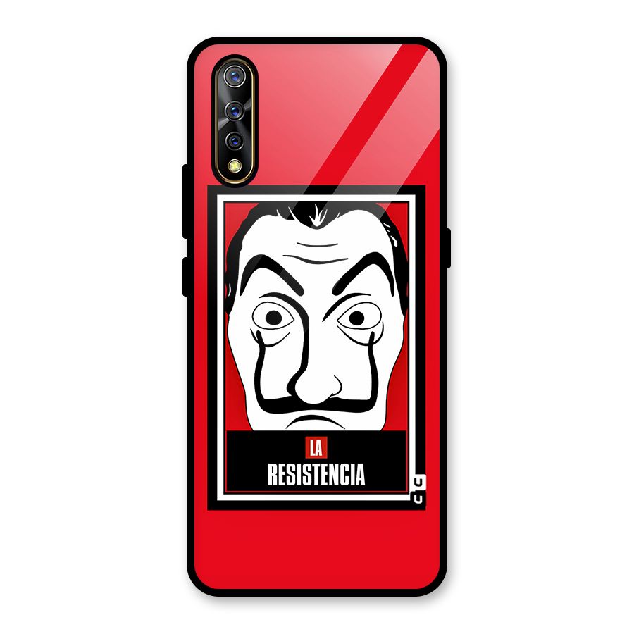 La Resistencia Minimalist Glass Back Case for Vivo S1