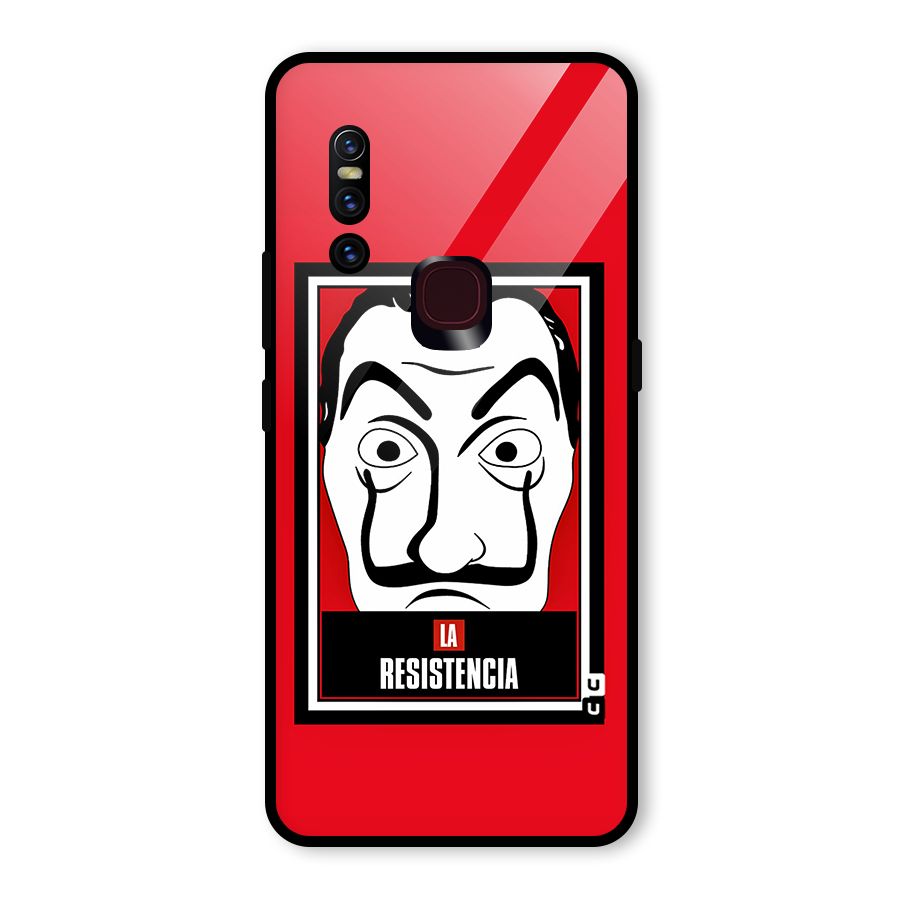 La Resistencia Minimalist Glass Back Case for Vivo V15
