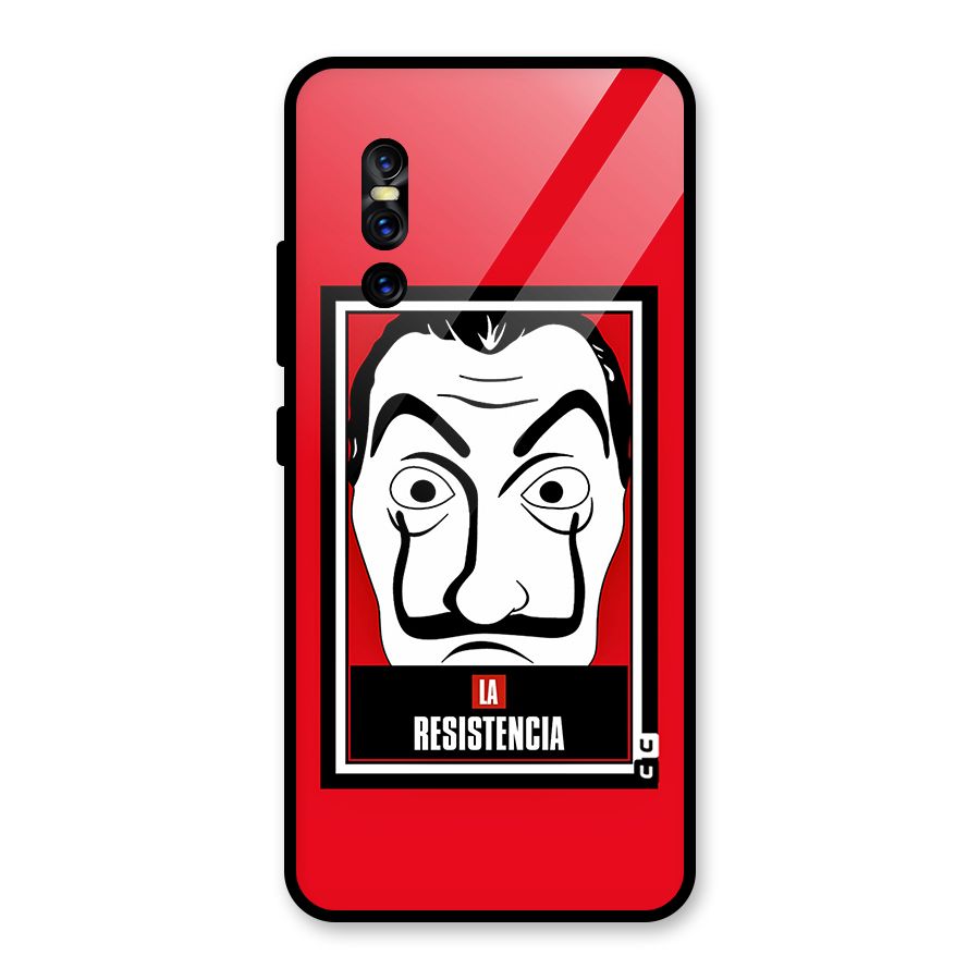La Resistencia Minimalist Glass Back Case for Vivo V15 Pro